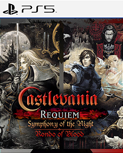 CASTLEVANIA REQUIEM SYMPHONY OF THE NIGHT & RONDO OF BLOOD - PS5 - PSN MÍDIA DIGITAL