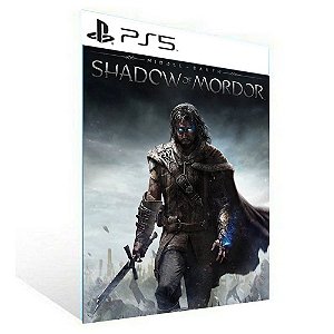 Middle Earth Shadow Of Mordor - PS5  - PSN MÍDIA DIGITAL