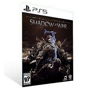 Terra-média Sombras da Guerra - PS5 PSN MÍDIA DIGITAL