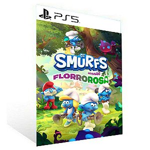 OS SMURFS MISSIÃO FLORROROSA -  PS5 - PSN MÍDIA DIGITAL