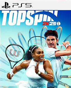 TopSpin 2K25 PS5 - PSN MÍDIA DIGITAL