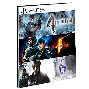 RESIDENT EVIL TRIPLE PACK 4, 5 E 6 PS5 PSN MÍDIA DIGITAL