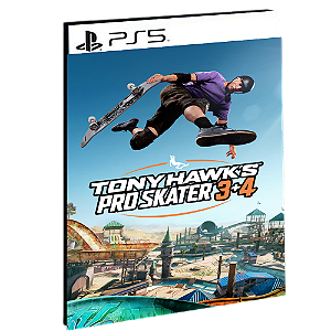 Tony Hawk's™ Pro Skater™ 3 + 4 - Edição Cross-Gen - PS5 - PSN MÍDIA DIGITAL