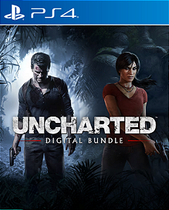 Pacote digital com UNCHARTED 4 A Thief's End e UNCHARTED The Lost Legacy PS4 e PS5 Mídia Digital