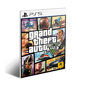 GTA V - Ps5 - Grand Theft Auto V 5 Mídia Digital