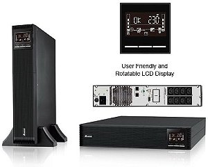 Nobreak 2kVA UPS Delta Amplon MX DUPLA CONVERSÃO, Série MX, Monofásica 230V Rack/Torre - MX-2K