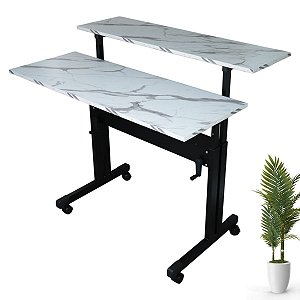 Mesa Dupla Com Regulagem De Altura Vulcano - Wp Connect