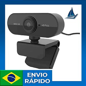 Webcam 1080p Full Hd Câmera Computador Microfone W18 Vídeo Chamada Reunião Ho
