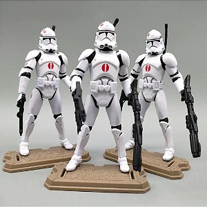 Coleção Star Wars Elite Force Action Figure, 501°, 442° Sombra, Utapau Gree