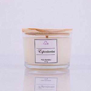 Vela Aromática Especiarias - 100% Cera Vegetal - 100g
