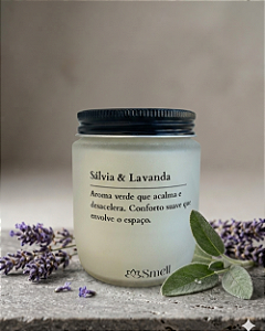 Vela Aromática Sálvia & Lavanda - 200g