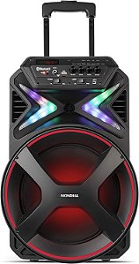 Caixa Amplificada Connect Lights Cm-400 Preta Mondial Bivolt Cor Preto 110V/220V