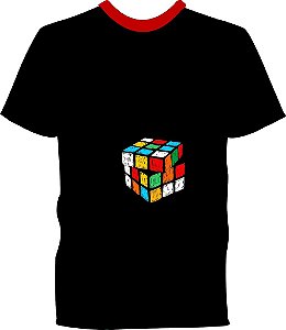 Camisa Masculina T-Shirt  Cubo Mágico