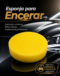 Kit 8 Esponjas Aplicadoras de Cera e Silicone