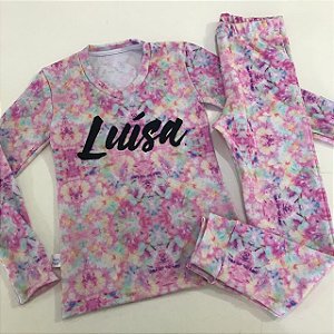 Pijama Tie Dye Personalizado