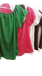 Blusa ciganinha poa viscose