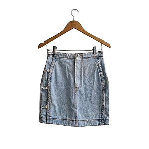 MINI SAIA JEANS DELAVÉ