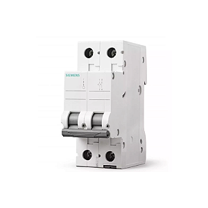 DISJUNTOR BIPOLAR 10A CURVA C 5SL SIEMENS