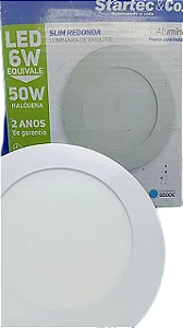 PLAFON LED EMBUTIR 6W BIV 3000K REDONDO TARTEC