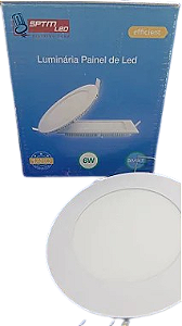 PLAFON LED EMBUTIR 6W BIV 6400K REDONDO SPTM