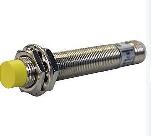 SENSOR INDUTIVO NÃO FACEADO M12 - SN: 4MM - NPN C/ CONECTOR M12 - 1NA + 1NF I12-4-CNC-K12 METALTEX