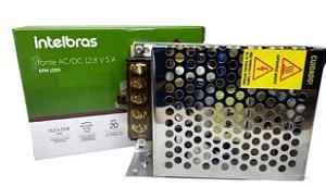 FONTE CHAVEADA COLMEIA CONVERSOR AUTOMATICO AC/DC 12,8V 5A - EFM 1205 INTELBRAS