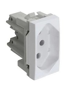 MODULO TOMADA 20A 2P+T 6088 BRANCA SIENA ALUMBRA
