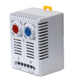TERMOSTATO BIMET P/REFR/AQUEC 0-60C NA/NF DIN TRS1-AR