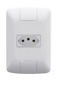 CONJUNTO 1 TOMADA 10A/250V 2P+T BRANCO ARIA TRAMONTINA