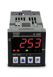 CONTROLADOR DE TEMPERATURA DIGITAL K48E ALIM. 100...240VCA TC-PT100-MV - - DISPLAY VERMELHO - -DCR 2017/095073 COEL