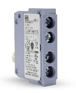 BLOCO DE CONTATO AUXILIAR FRONTAL PARA MPW18/40/80A ACBF-11 NA+NF AZUL WEG
