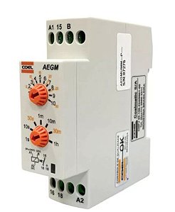 TEMPORIZADOR ELETRONICO AEGM-UMM-P 94A242VCA/24VCA-CC COEL