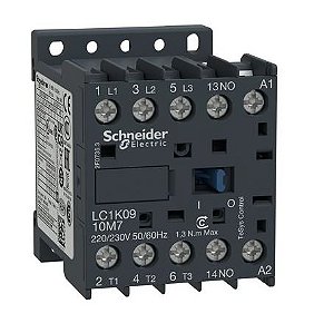 MINI CONTATOR TRIPOLAR 9A NA 220V LC1K0910M7 SCHNEIDER