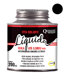 FITA ISOLANTE LIQUIDA 200ml PRETA