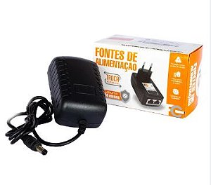 FONTE ALIMENTAÇÃO 12V  2A BIVOLT AUTOMATICO CFTV
