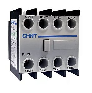Bloco De Contato frontal 2NA+2NF F4-22 Chint
