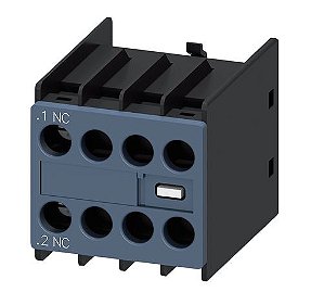 BLOCO DE CONTATO AUXILIAR FRONTAL1NF 3RH2911-1HA01 P/3RT20 S00 S3 SIEMENS