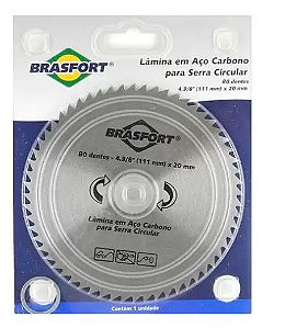 SERRA CIRCULAR .A.C.4.3/8 X 80D X 20 BRASFORT