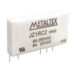 RELE INTERFACE MINIATURA 6A 24VCC 1 REV JZ1RC3 (PARA BASE PRZ) METALTEX