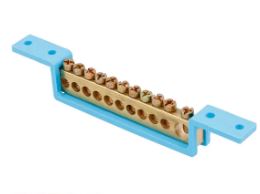 BARRAMENTO NEUTRO 11 TERM AZUL FIX 89,0 E 119,0MM STECK