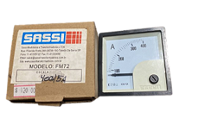 AMPERÍMETRO ANALÓGICO 400/5A 72 X 72 FM72 SASSI