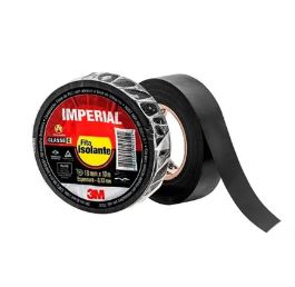 FITA ISOLANTE 10M 3M PRETO IMPERIAL