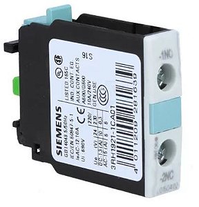 BLOCO DE CONTATO AUXILIAR FRONTAL 1NF 3RH1921-1CA01 SIEMENS