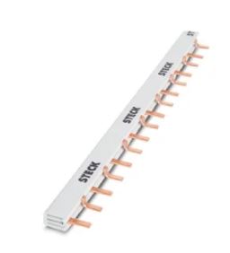 BARRAMENTO BIFASICO DIN 16 2X8 285MM 80A STECK