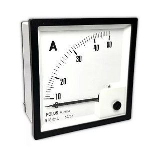 AMPERIMETRO ANALOGICO FM96 50/5A 96 X 96 SASSI