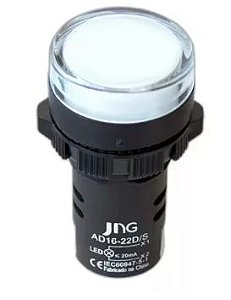 SINALEIRO LED 24VCC AD1622DW BRANCO JNG