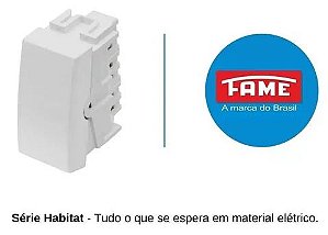 MODULO INTERRUPTOR PARALELO BRANCA 2051 HABITAT FAME