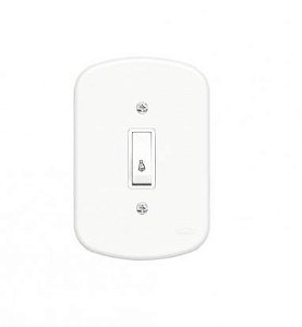 COJUNTO 1 PULSADOR CAMPAINHA 4X2 0601 BLANC 0601 FAME