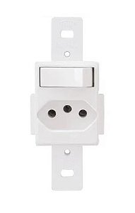 INTERRUPTOR SIMPLES 1 TOMADA CONDULETE 2P+T 10A SB 1339 FAME