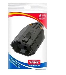 PINO FEMEA 2P+T 20A PRETO 2147 FAME